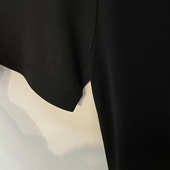 Talbots LBD womens Size 6 S/Sl crew neck simple yet elegant black shift dress - Picture 7 of 10